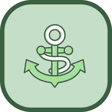 Eşsiz Sunucu Vektör Satırı Simgesi