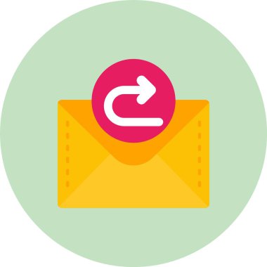 posta düz vektör simgesi