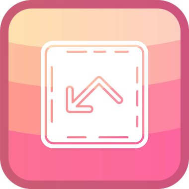 güzel ev vektör çizgisi simgesi