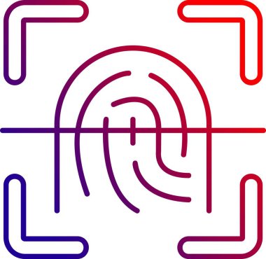 Kırmızı kilit simgesinin vektör çizimi