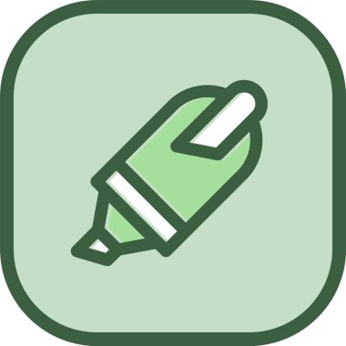 vektör kalem simgesi, vektör illüstrasyonu