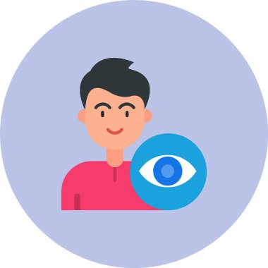 Göz. Web simgesi basit tasarım