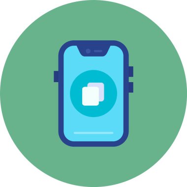 cep telefonu ikonu vektör illüstrasyonu