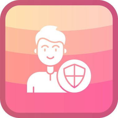 Maskeli bir kadının vektör çizimi