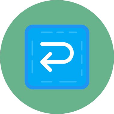 Ok. Web simgesi basit illüstrasyon