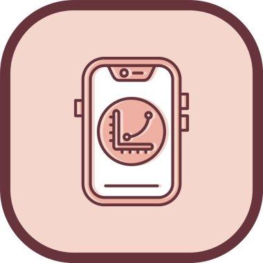 vektör smartwatch simgesi çizimi