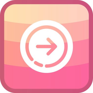 ok simgesi vektör illüstrasyonu