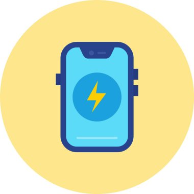 Pil şarj vektör çizim