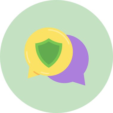 kalkan ikon vektör illüstrasyonu