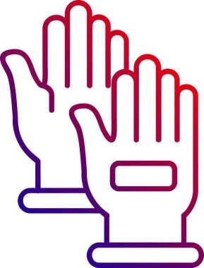 El ikonu. Vektör illüstrasyonu