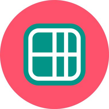 Vektör evrensel simgesi Trendy bakmak.