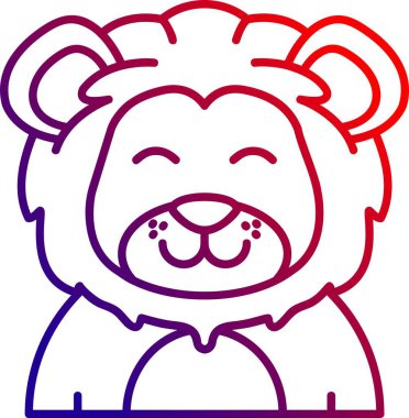 panda simgesi vektör illüstrasyonu