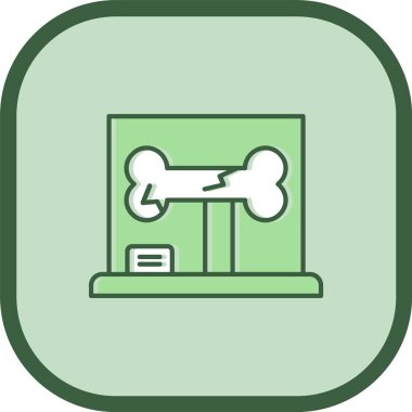 Eşsiz Televizyon Vektör Satırı Simgesi