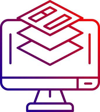 Seo simgesinin vektör illüstrasyonu