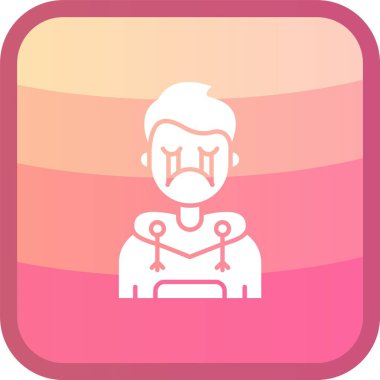 Modern simgenin vektör illüstrasyonu