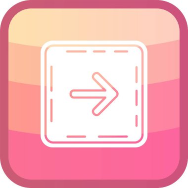 Sol ok simge vektör çizim