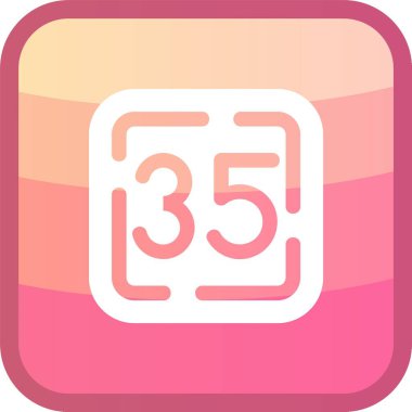 Takvim web simgesi, vektör çizim