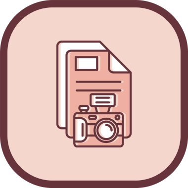 dijital kamera simgesi, vektör illüstrasyon tasarımı