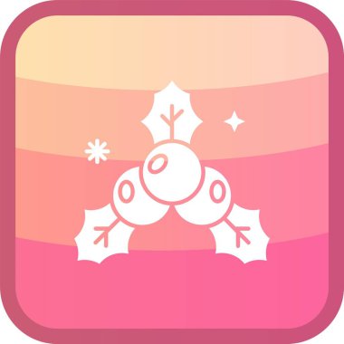 Güzel Kar Tanesi Kabartması Vektör Simgesi