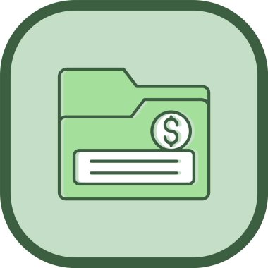 eşsiz para vektör çizgisi simgesi