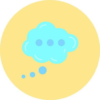 vektör Bulut simgesi