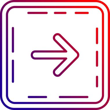 Satır biçiminde sol vektör simgesi yönüne