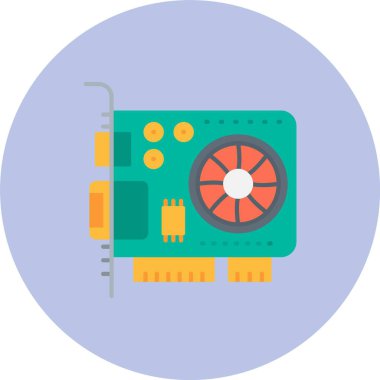 CPU kutsal kişilerin resmi, vektör çizim