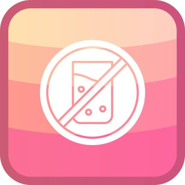 Eşsiz yasaklı vektör simgesi