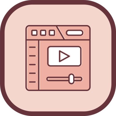 Bir kameranın vektör illüstrasyonu