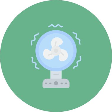 Uydu Düz Vektör Simgesi Tasarımı