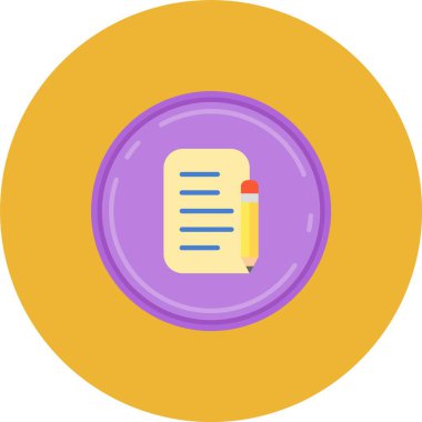 Vektör Defteri Simgesi illüstrasyonu