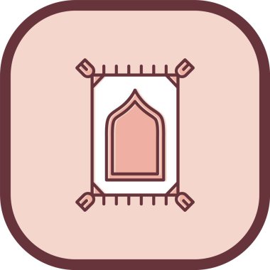 Güzel Cami Çizgisi Vektör Simgesi