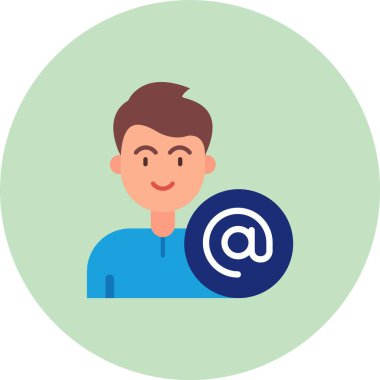 e-posta düz vektör simgesi