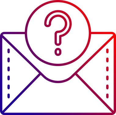 Soru işareti vektör illüstrasyonu