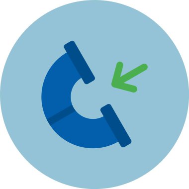 ok düz vektör simgesi tasarımı