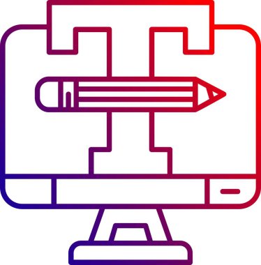 seo modern simgesinin vektör illüstrasyonu