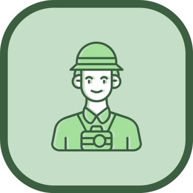 Bekar kadın şapka simgesinin vektör illüstrasyonu