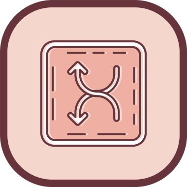 Modern b 'nin vektör illüstrasyonu eksik simgesi