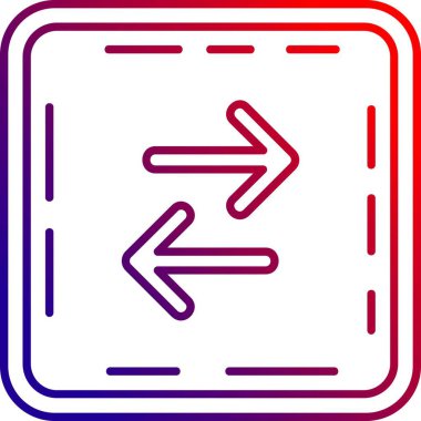 ok simgesi vektör illüstrasyonu