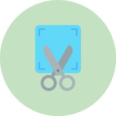 tahta vektör çizgisi simgesini kes