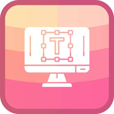 Modern dizüstü bilgisayar simgesinin vektör illüstrasyonu