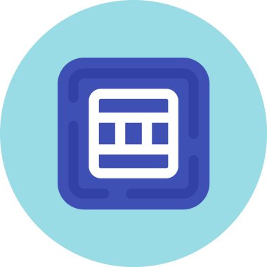 Vektör Takvim Simgesi, vektör illüstrasyonu