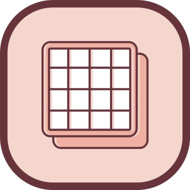 Eşsiz Hesap Makinesi Vektör Satır Simgesi