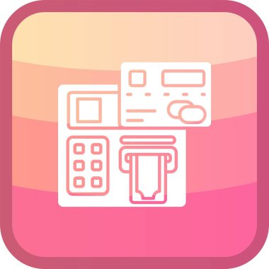 seo modern simgesinin vektör illüstrasyonu