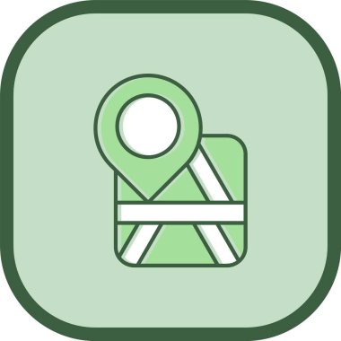 harita konumu vektör simgesi dekoru