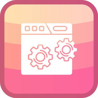 Modern simgenin vektör illüstrasyonu