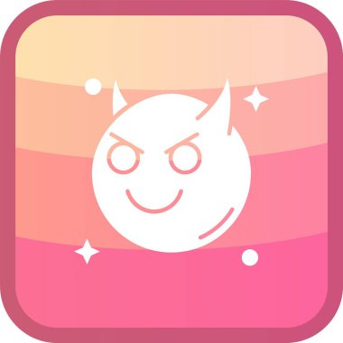 Yüz vektör simgesi olan eşsiz bir emoji