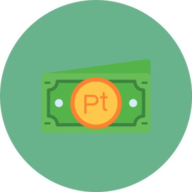 Dolar para birimi simgesi, basit vektör illüstrasyonu