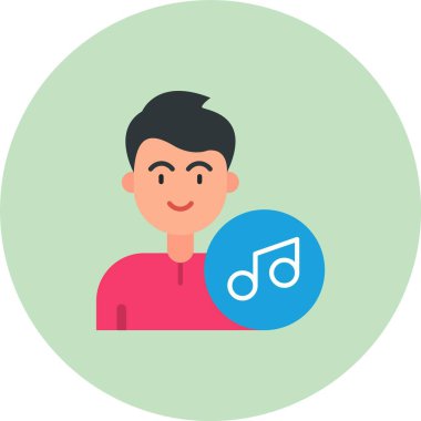 müzik çalar vektör simgesi