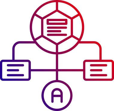 vektör ağ simgesi çizimi